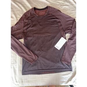 LULULEMON ORIGINAL METAL VENT TECH 2.0 LS SZ L MGMA/SQUO